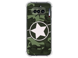 Capa Tumundosmartphone De Silicone À Prova De Choque Para Nothing Phone 4a 5g Com Estampa Camuflada 01 Desenhos