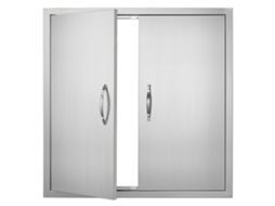 VEVOR 790X790 Mm Porta de Acesso À Ilha de Churrasco Ao Ar Livre Porta de Cozinha de Aço Inoxidável