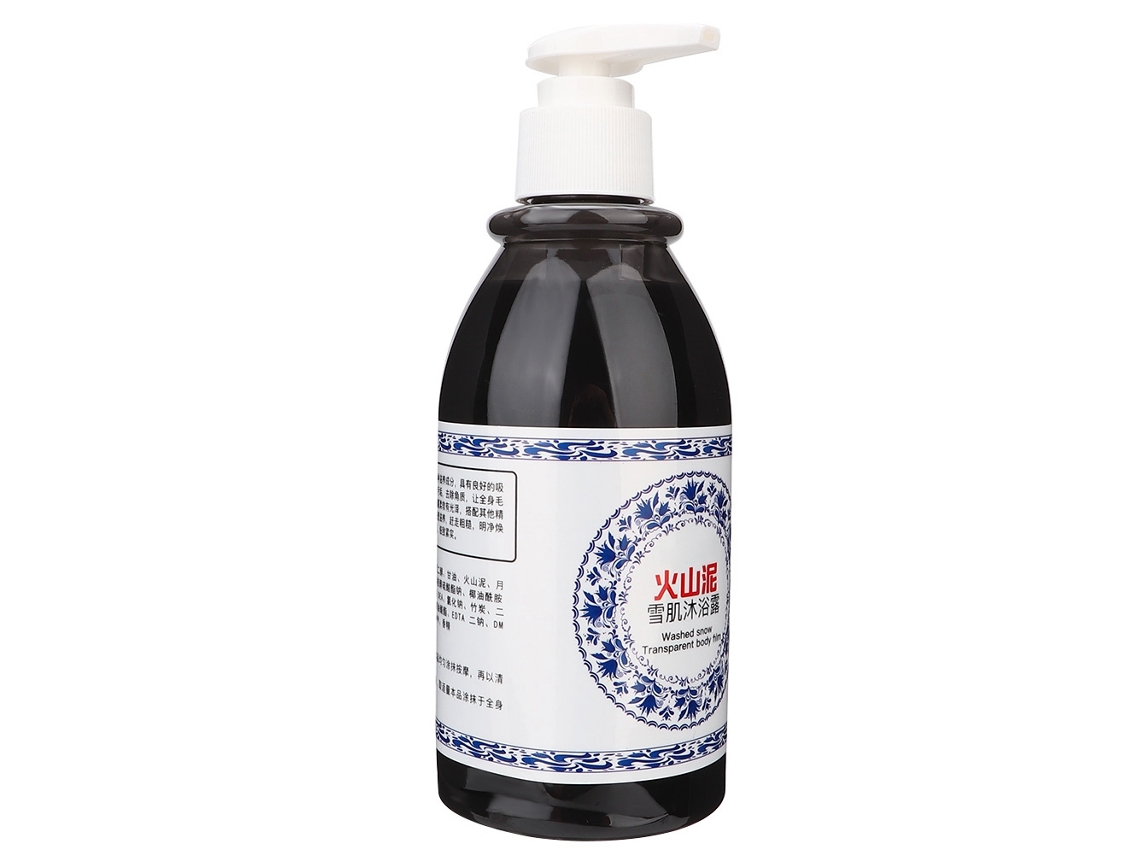 Gel De Banho Lama Vulcânica Limpeza Profunda Hidratação