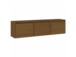 Tv Cabinet Set, Tv Cabinet Sets Vidaxl Marrom Madeira De Pinho (n/a)