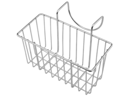 Suporte para Esponja de Pia Nova Line, Rack Organizador em Aço Inoxidável com Drenagem (S/MARCA)