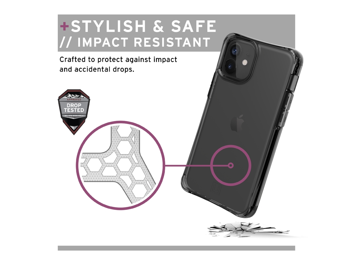 [U] Iphone 12 Mini Mouve Transparente