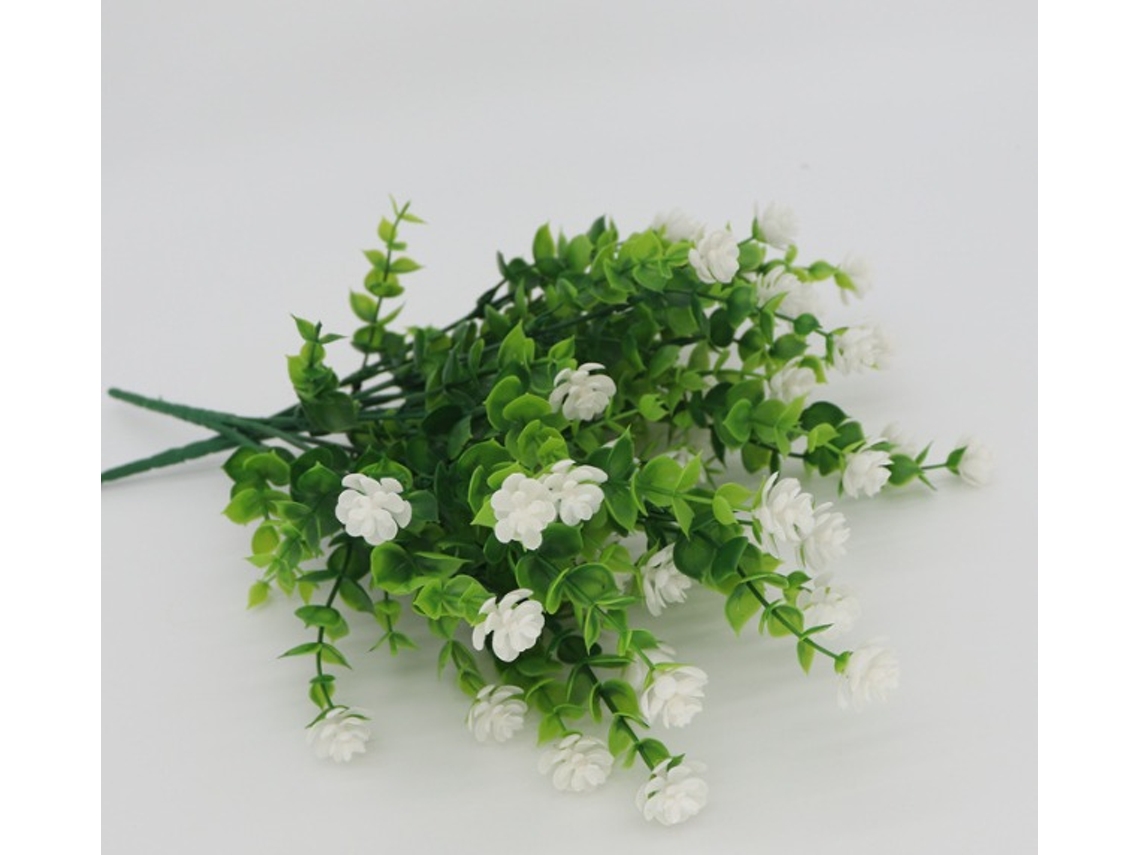 Flores Artificiais para Exterior, Plantas Verdes Falsas de Plástico para Interior. AQUAFORGE