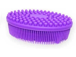 Escova De Silicone Para Banho, Massagem Corporal E Capilar Lavagem Suave Higiênica