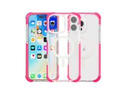 Capa De Acrílico Transparente À Prova De Choque Para Iphone 16 Pro Max - Magnética - Magsafe