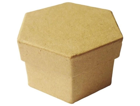 Caixa de Cartão Hexagonal - P.W. INTERNATIONAL - Criança - Mista - Bege