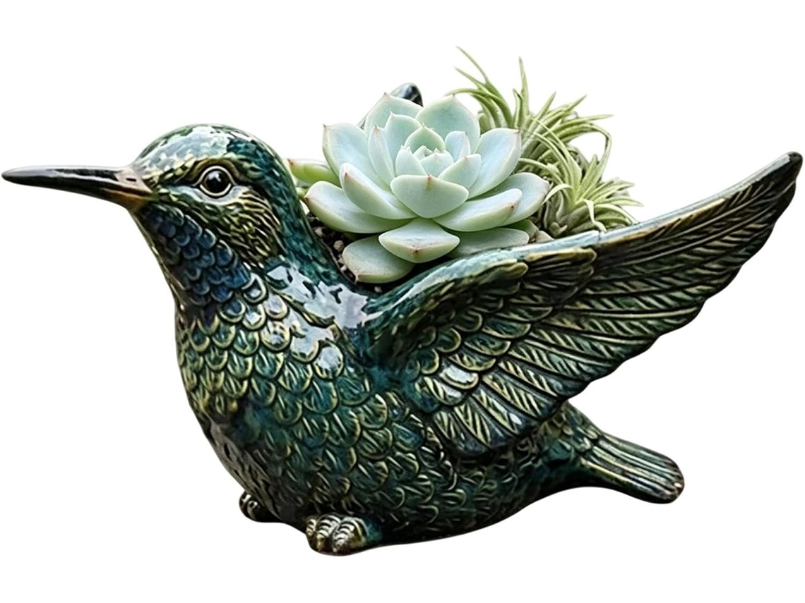 Decoração em Resina Suporte para Suculentas, Componente para Canteiro de Flores em Varanda, Arranjo Floral com CHABERLU