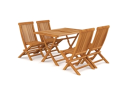 Garden Dining Set, Garden Dining Sets Vidaxl Marrom Madeira (n/a)