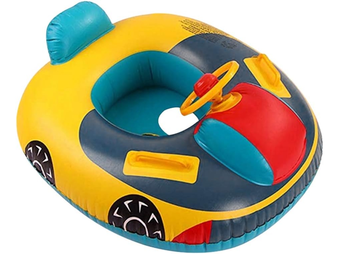 Boia inflável para bebês com assento e volante AQUAFORGE