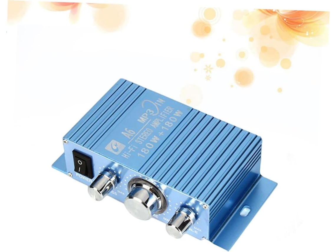 Amplificador Multifuncional Para Carro, Mini Estéreo Hi-fi Com Redução De Ruído, Compatível Com Pc E Motocicleta.