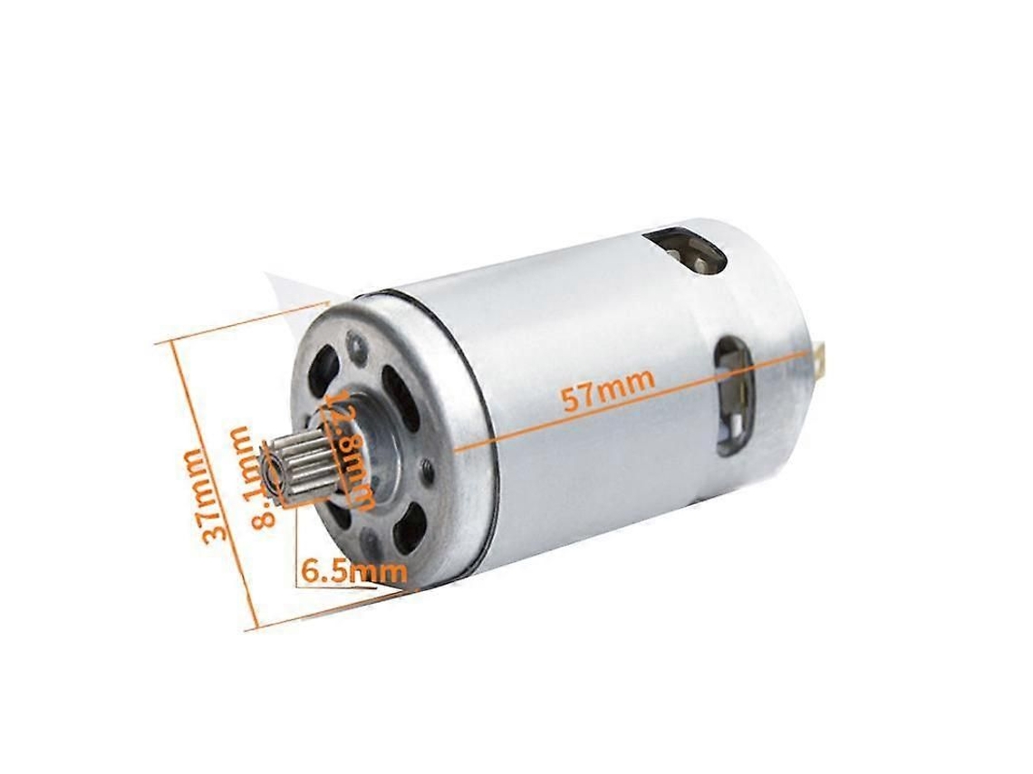 Motor Escovado Rs550 21v Com 14 Dentes Para Serra Elétrica Sem Fio De 4/6 Polegadas