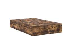 Conjunto 1 Estrado De Cama Com Arrumação Vidaxl Castanho Madeira De Pinho Maciça (120 X 200 Cm)