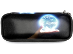 Estojo Bright Earth In Hand para Lápis e Marcadores de Grande Capacidade, Organizador de Maquiagem e Mochila Escolar