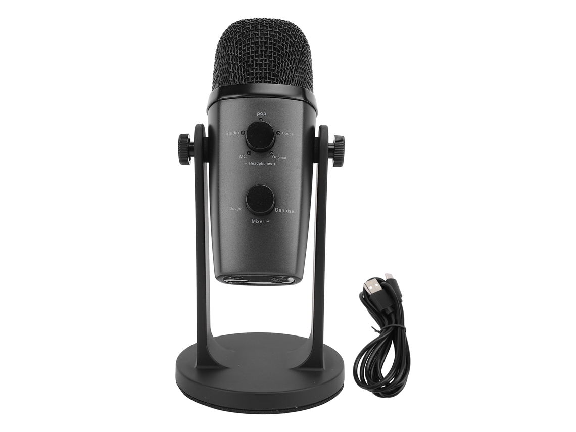 Microfone para Games EOOCOO (conexão Usb, Mudo Rápido)