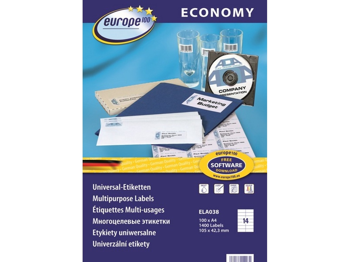 Etiquetas para impressão AVERY ELA038
