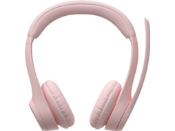 Auscultadores Bluetooth LOGITECH Zone 300 (On Ear - Microfone - Rosa)