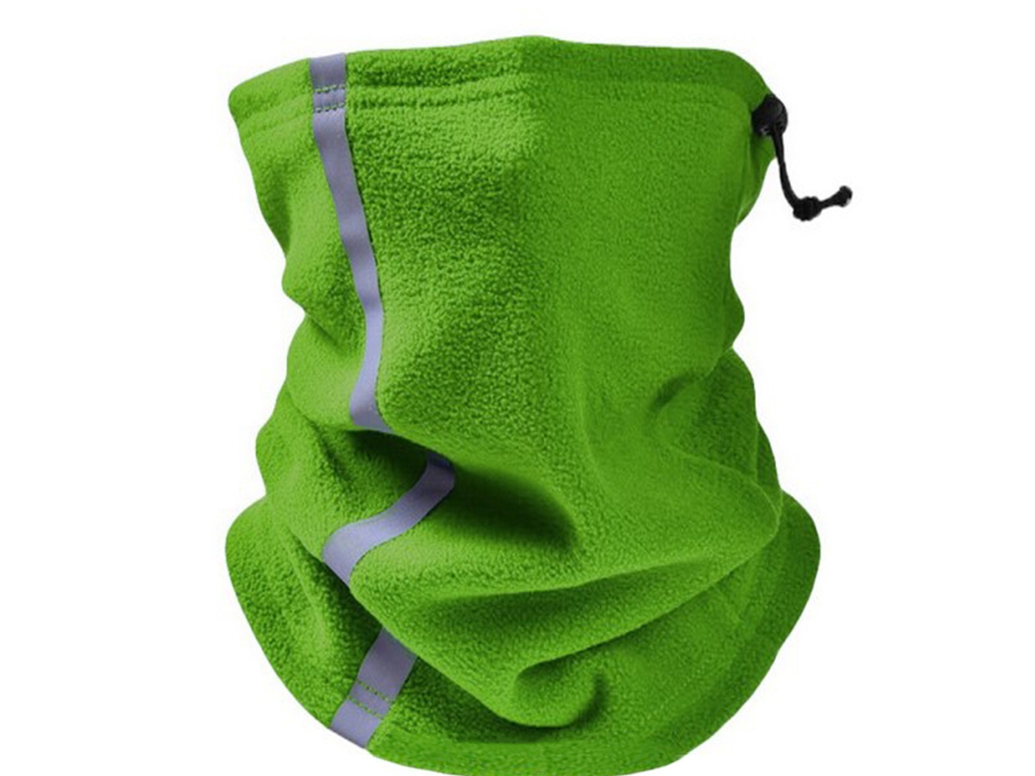 2026 Bufanda de Cuello Ajustável Polar Reflectante, Quente para Inverno, Esporte ao Ar Livre Ski, Ciclismo, Corrida Unissex S/MARCA