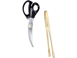 Pinça De Cozinha Ergonômica Yarnow Em Aço Inoxidável 304 Para Churrascos E Refeições Família