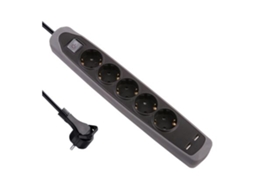 Base Multiple Silicona 5T + 2 Usb Cabo 2M VDC