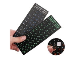 Adesivos De Teclado Com Letras Russas, Adesivos De Teclado De Pvc Fosco Para Laptop, Desktop, Notebook Everley891