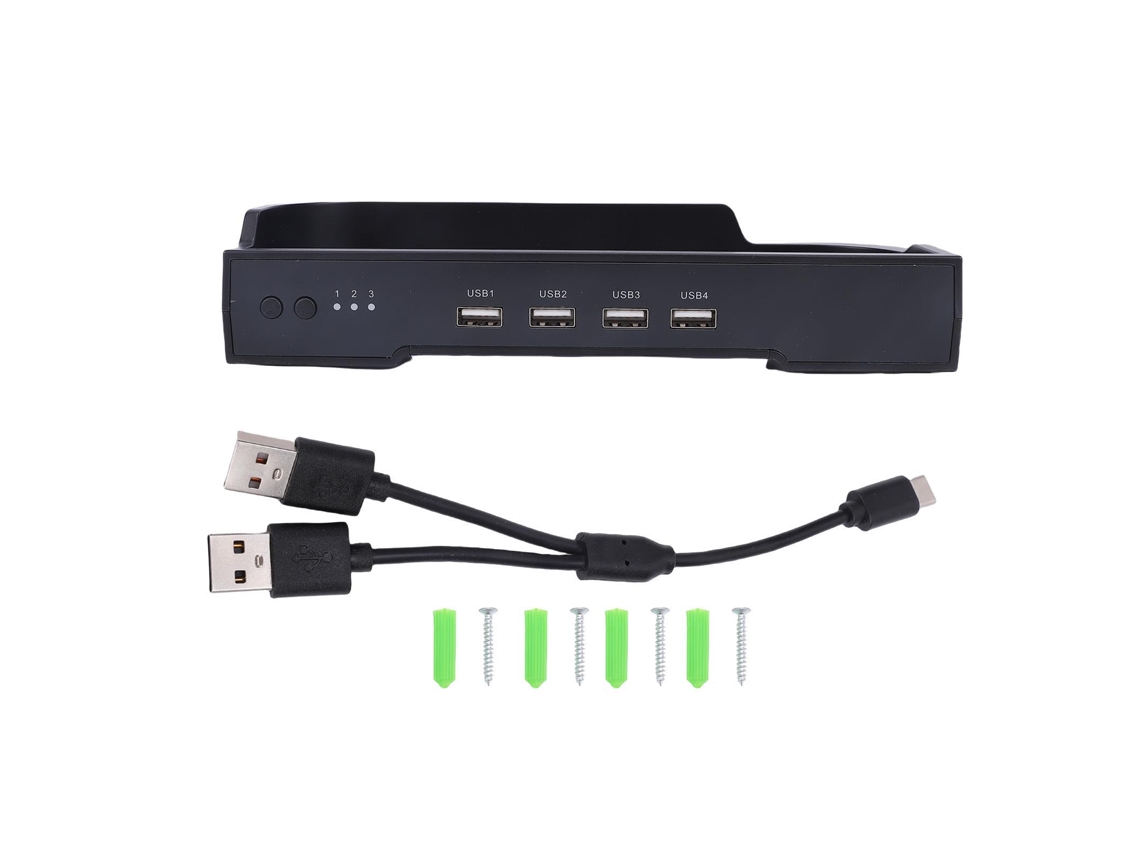 Base de resfriamento para Switch 2 com ventiladores e RGB EOOCOO