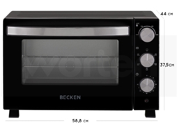 1380 W BECKEN Mini Horno BMO4136-20 L