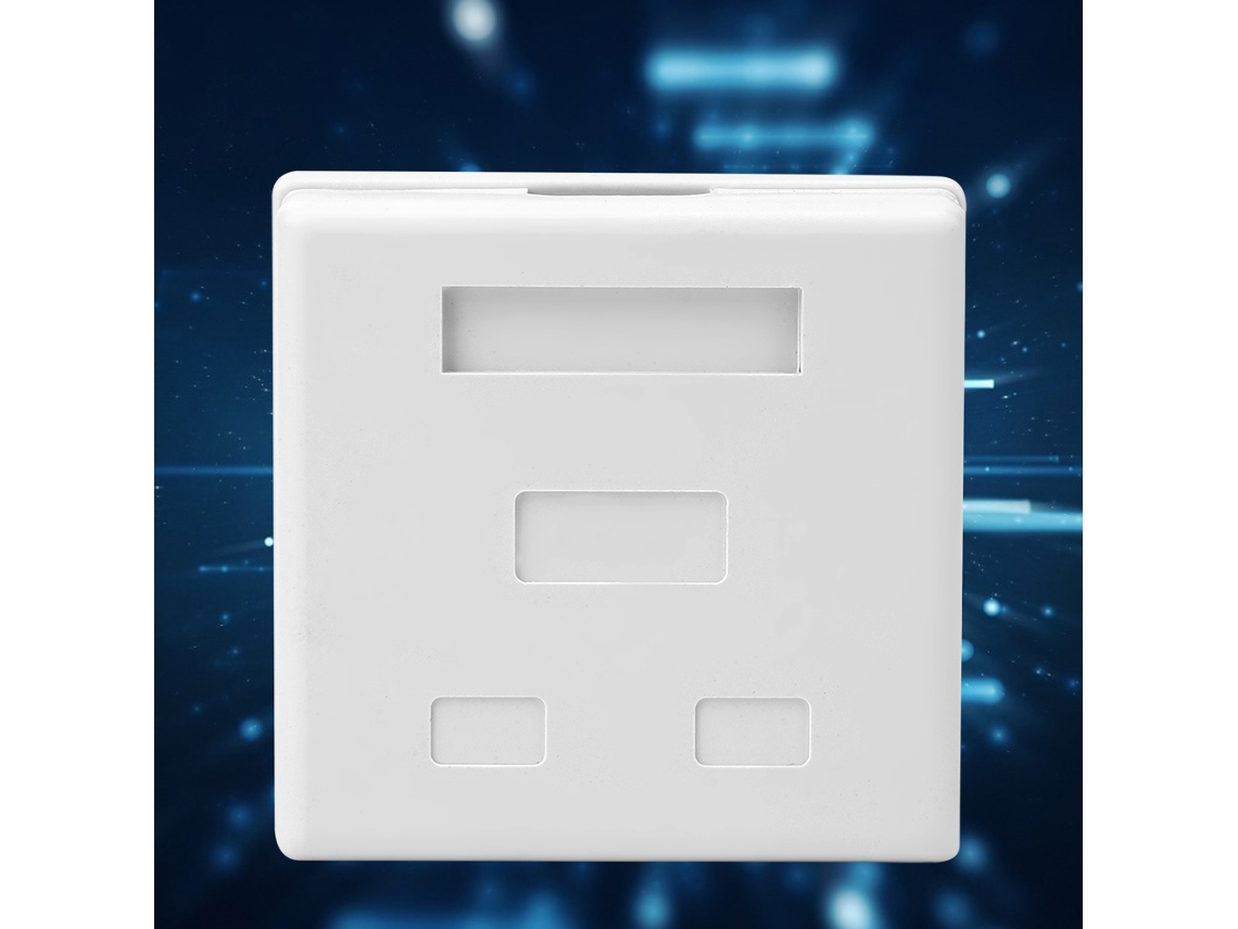Laxiscreed Caixa De Módulo De Rede Dual-port Para Secretária Com Alta Performance