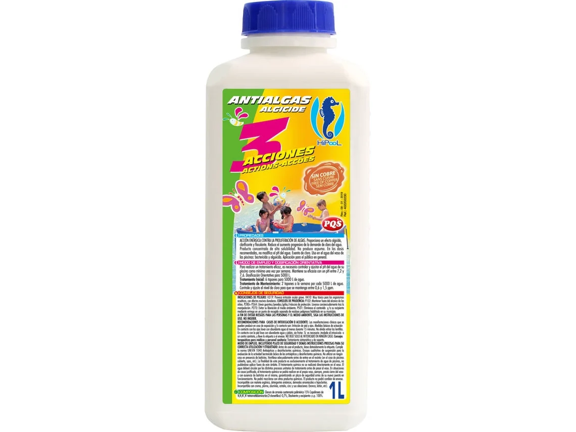 Antialgas PQS 3 Ações T.Ação (Outlet Caixa Aberta - 1 L)