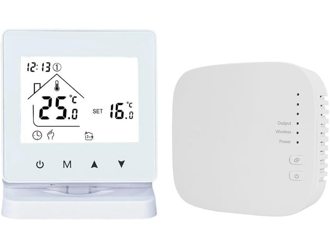 Rf433, Termostato Inteligente Programável Sem Fio Para Caldeiras A Gás