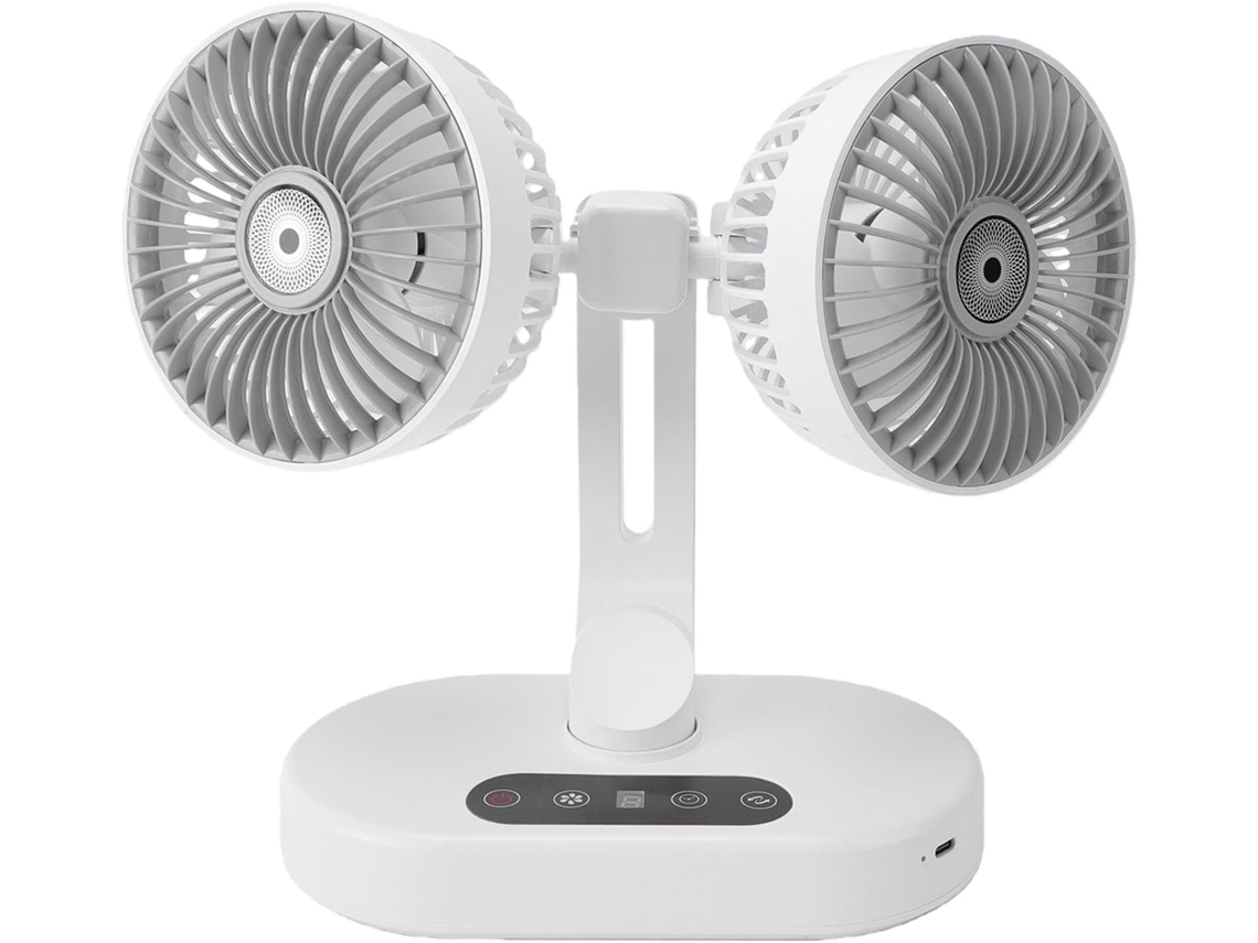 Ventilador Portátil Para Quarto, Com Ajuste De Vento Em 90 Graus.