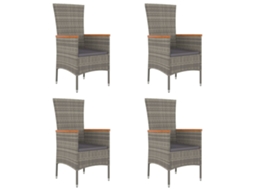 Garden Chair, Garden Chairs Vidaxl Cinzeto Rattan / Vime (n/a)