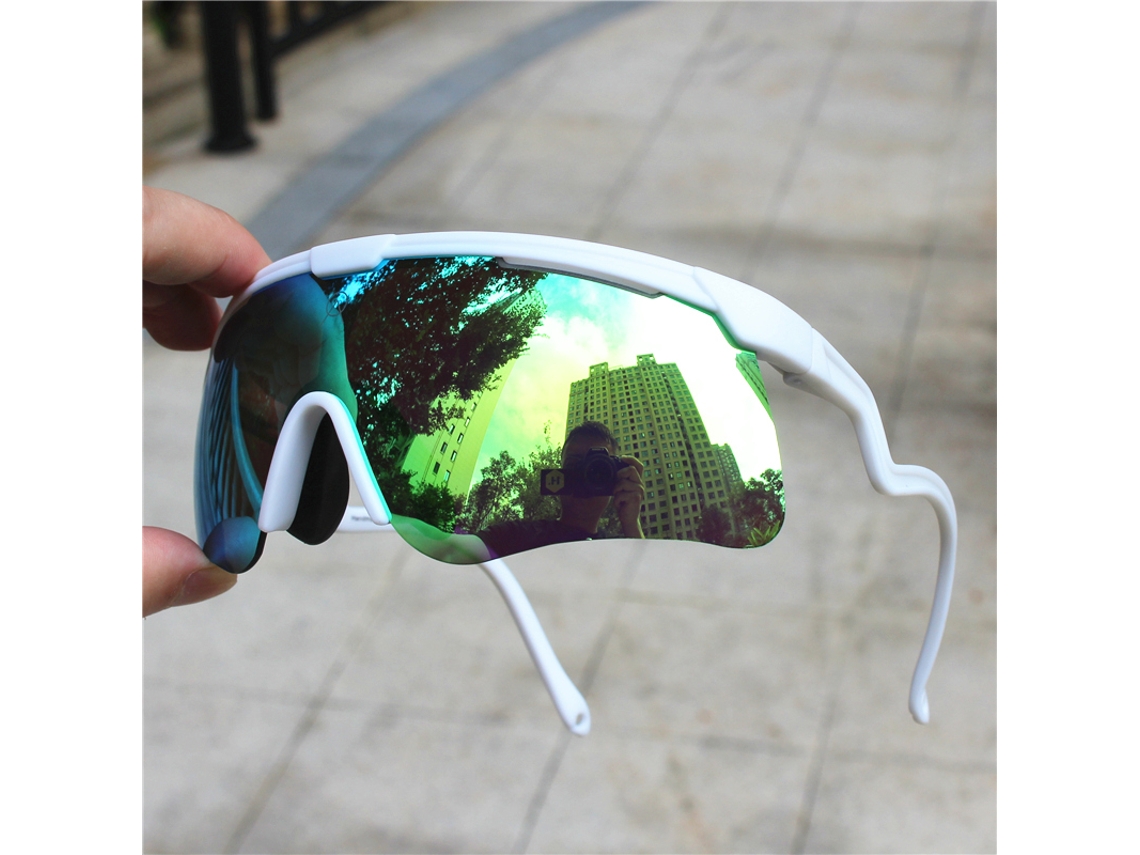 (estilo 2) Óculos De Ciclismo Unissex, Lentes De Poliuretano, Armação De Acrílico.
