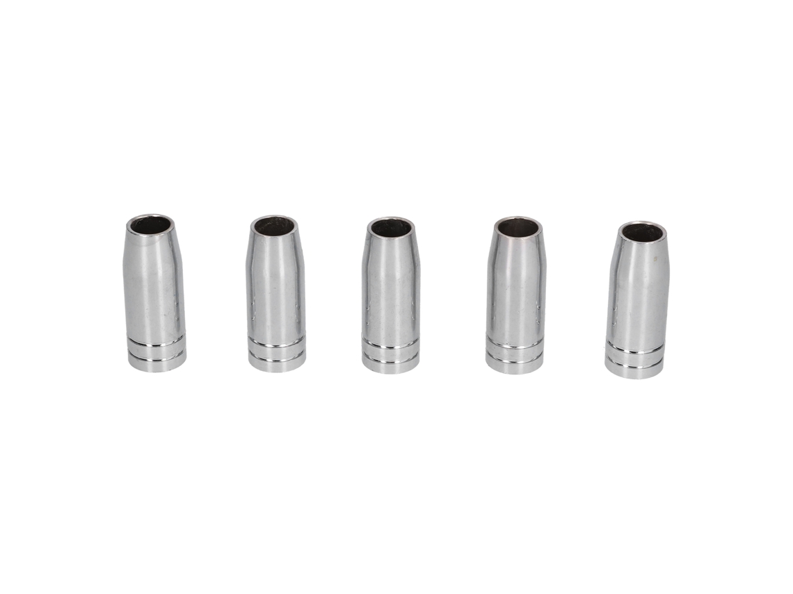 Orevant-5 Peças De Bico De Latão Cônico Para Pistola De Solda Mig Mag 25ak Consumíveis De Tocha De Solda