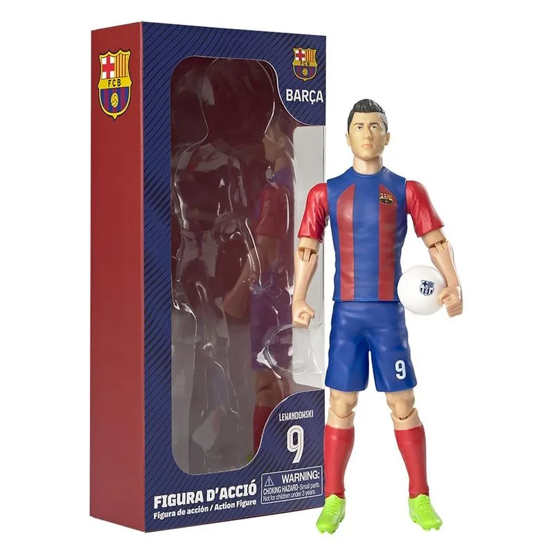 Figura Articulada Robert Lewandowski 9 Fc Barcelona 20cm Banbotoys 83569 Banbotoysp25