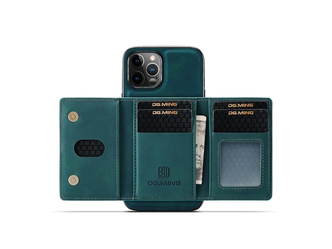 (para Iphone 17) Capa Carteira Removível Para Celular Dg.ming Série M2