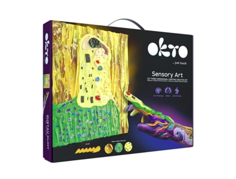 Kit de Pintura 3D Sensory Art OKTO 30X40Cm The Kiss K10006