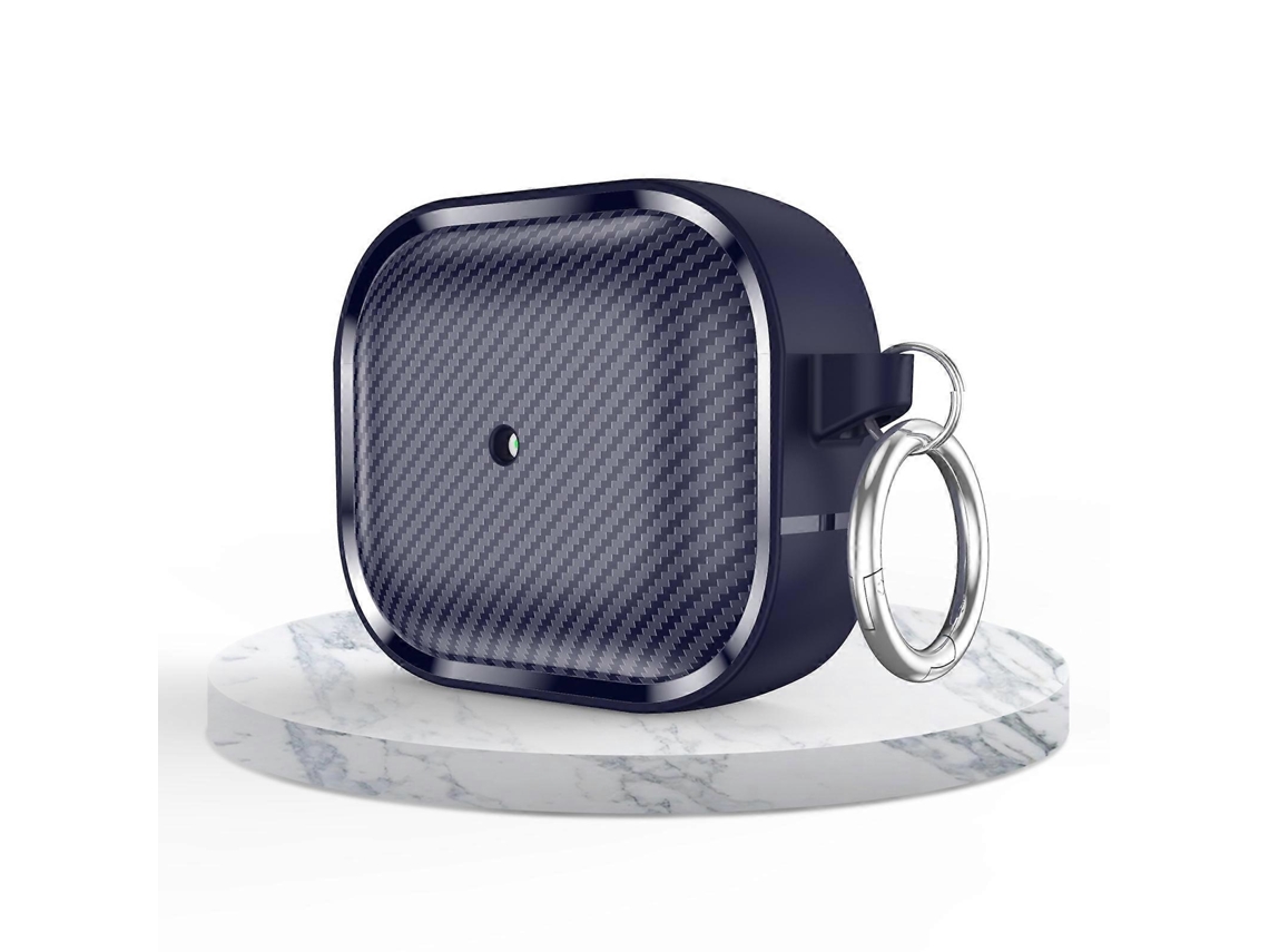 Capa para AirPods Série 3 com moldura para fotos em fibra de carbono. GIECY