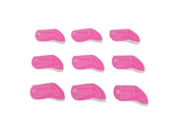 9 Capas para Cabeças de Ferro de Golfe, Proteção, Anti aranhas, Anti pó, Rosa e Vermelho