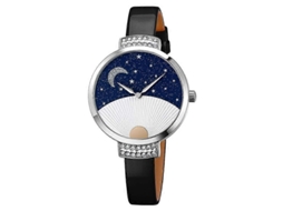Relógio Skmei 9279 Com Fivela Em Aço Inoxidável, Pulseira De Couro E Movimento De Quartzo À Prova D'água.