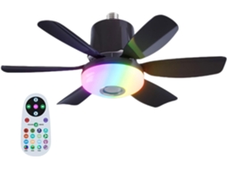 Ventilador De Teto Com Controle Remoto E Luz.