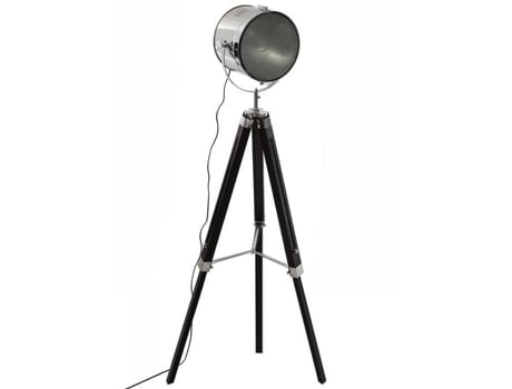 Luminária De Pé De Metal E Madeira H 152 Cm Preto Atmosphera Créateur Dintérieur