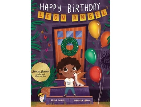 Livro Happy birthday, Leon Angel de Erika Shields (Inglês)