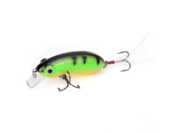 Isca De Pesca Plástica Forma De Rato Multicolor