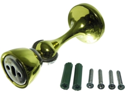 Conjunto Completo De 3 Batentes De Porta Magnéticos Em Metal Com Acabamento Em Latão, Com Acessórios De Fixação.