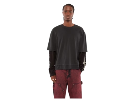 T-shirt De Homem Guess Originals Algodão Preto (s)