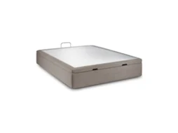 Sommier com Arrumação Rebatível Tribu Taupe 200 X 80 cm