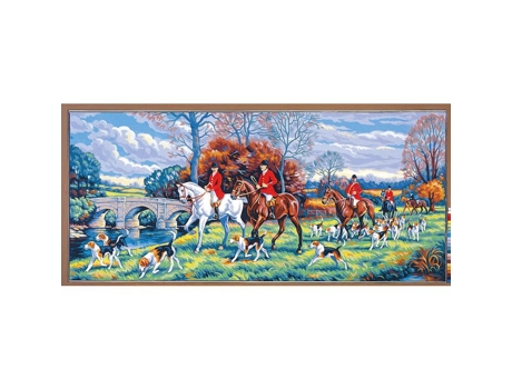 Canevas Pénélope Antigo Dia De Caça 65x130cm Margot