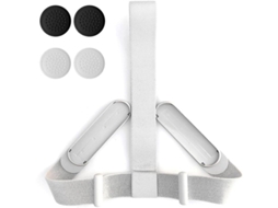 Correa de Repuesto para Auricular VR con 4 Tapones de Joystick, Accesorio Blanco S/MARCA