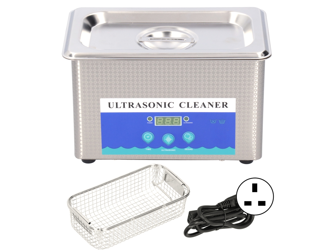 Lavadora Ultrassônica Dk‑009a 0.9l 35w para Joias, Anéis com Timer e Plugue Uk