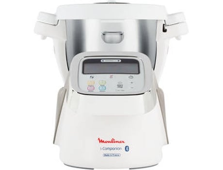 Robô de Cozinha MOULINEX i-Companion + Panela de Vapor HF9001PT (4.5 L - 1550 W - 6 acessórios)